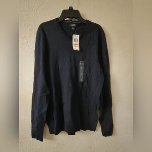 Alfani Men's Navy V-Neck Sweater